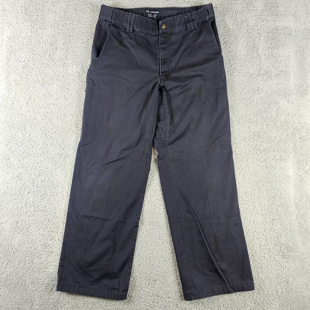 5.11 Pants Mens 35x31* Cotton Twill Utility Workwear Regular Straight Distressed